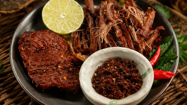 Bò một nắng muối kiến