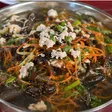 Canh lá bép nấu nấm, thịt