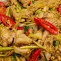 Gà xào sả ớt