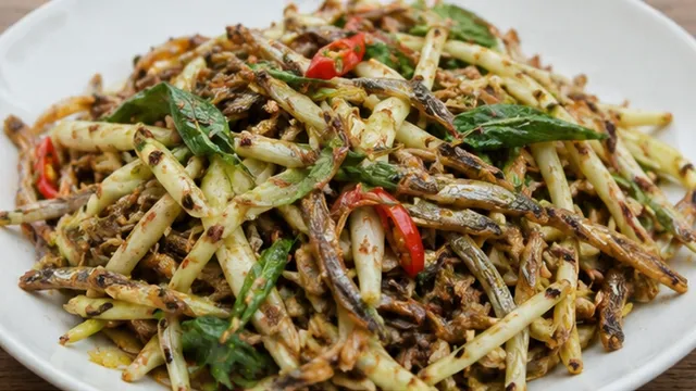 Gỏi cà đắng giả cá cơm