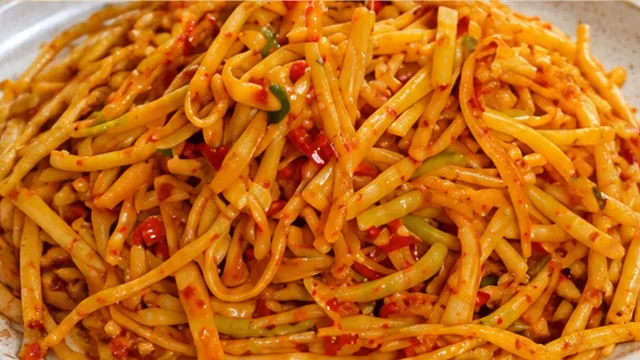 Măng xào cay