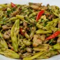 Nục nạc nướng trộn thịt